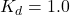 K_d = 1.0